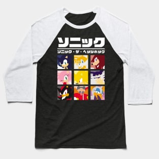 Japanese Sonic The Hedgehog Baseball T-Shirt